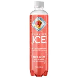 Sparkling ICE Zero Sugar Peach Nectarine Flavored Sparkling Water 17 fl oz