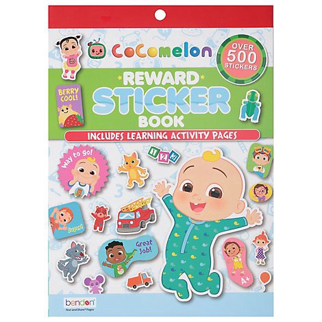 slide 1 of 1, Bendon Cocomelon Reward Sticker Pad - Each, 1 ct