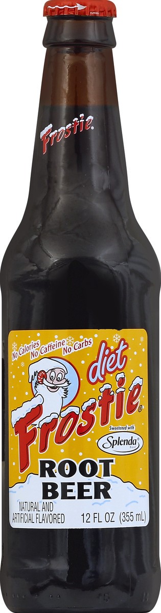 slide 4 of 4, Frostie Diet Root Beer Soda, 12 oz