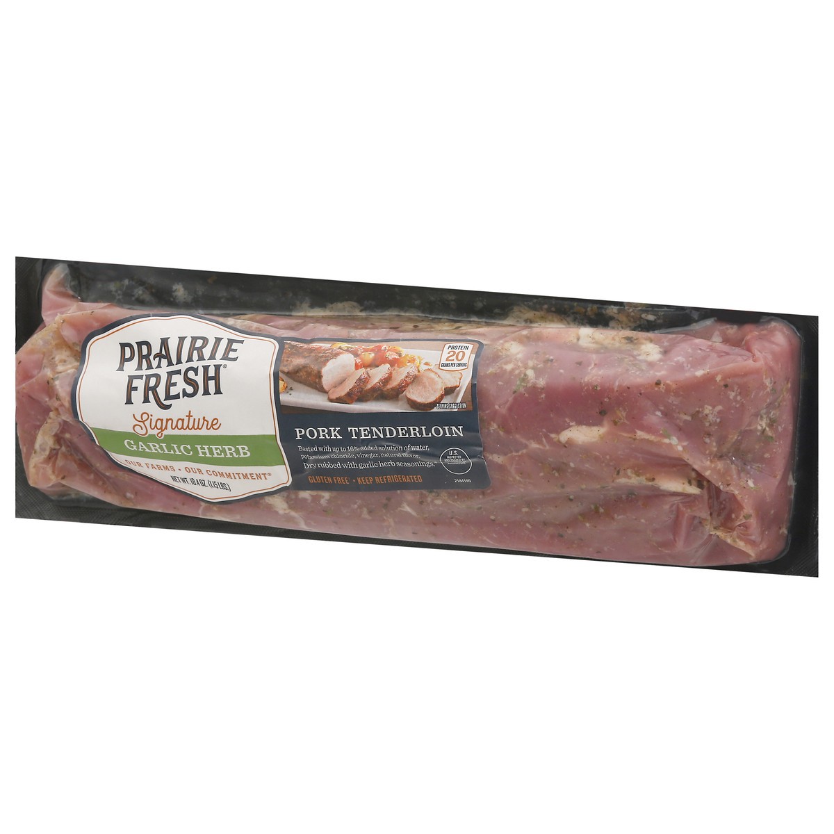 slide 13 of 13, Prairie Fresh Signature Garlic Herb Pork Tenderloin 18.4 oz, 18.4 oz