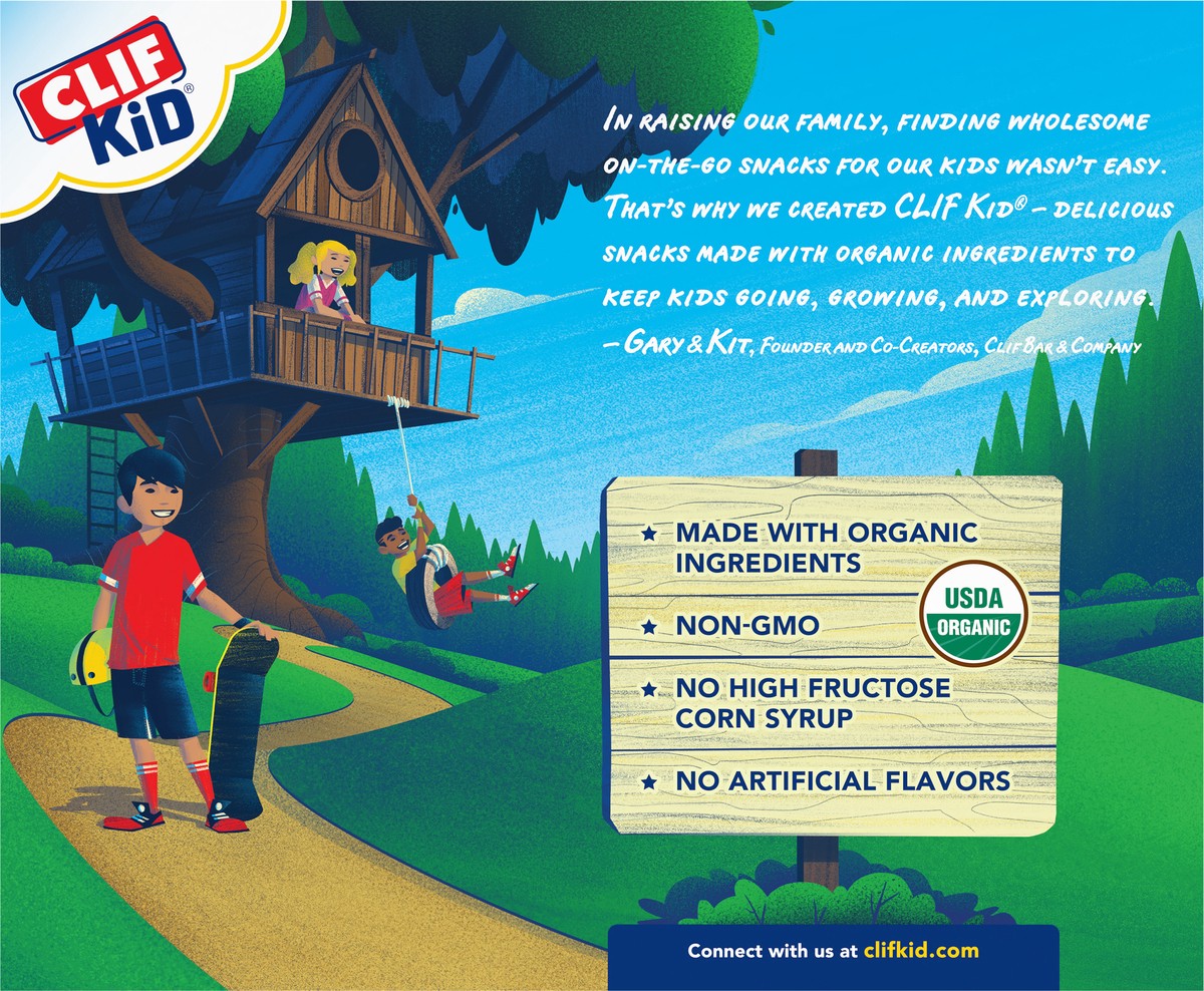 slide 5 of 9, CLIF Kid ZBAR Organic Iced Oatmeal Cookie Snack Bars - 6ct, 7.62 oz