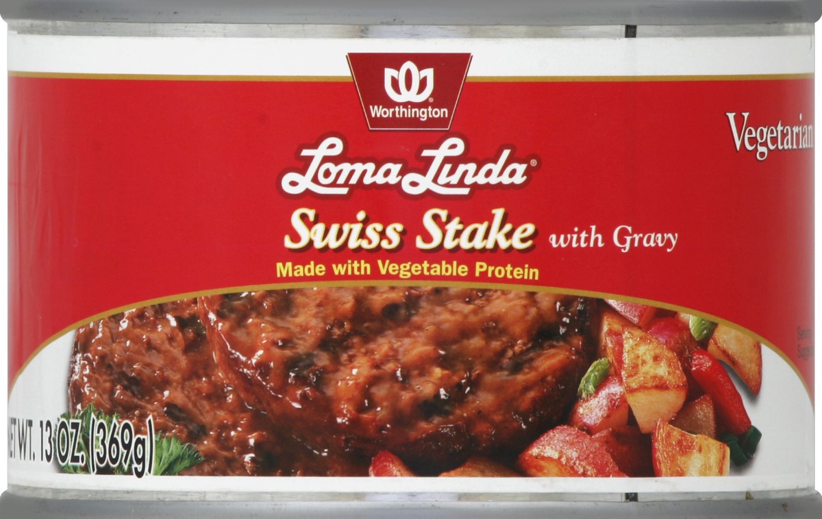 slide 2 of 2, Loma Linda Swiss Stake With Gravy, 13 oz