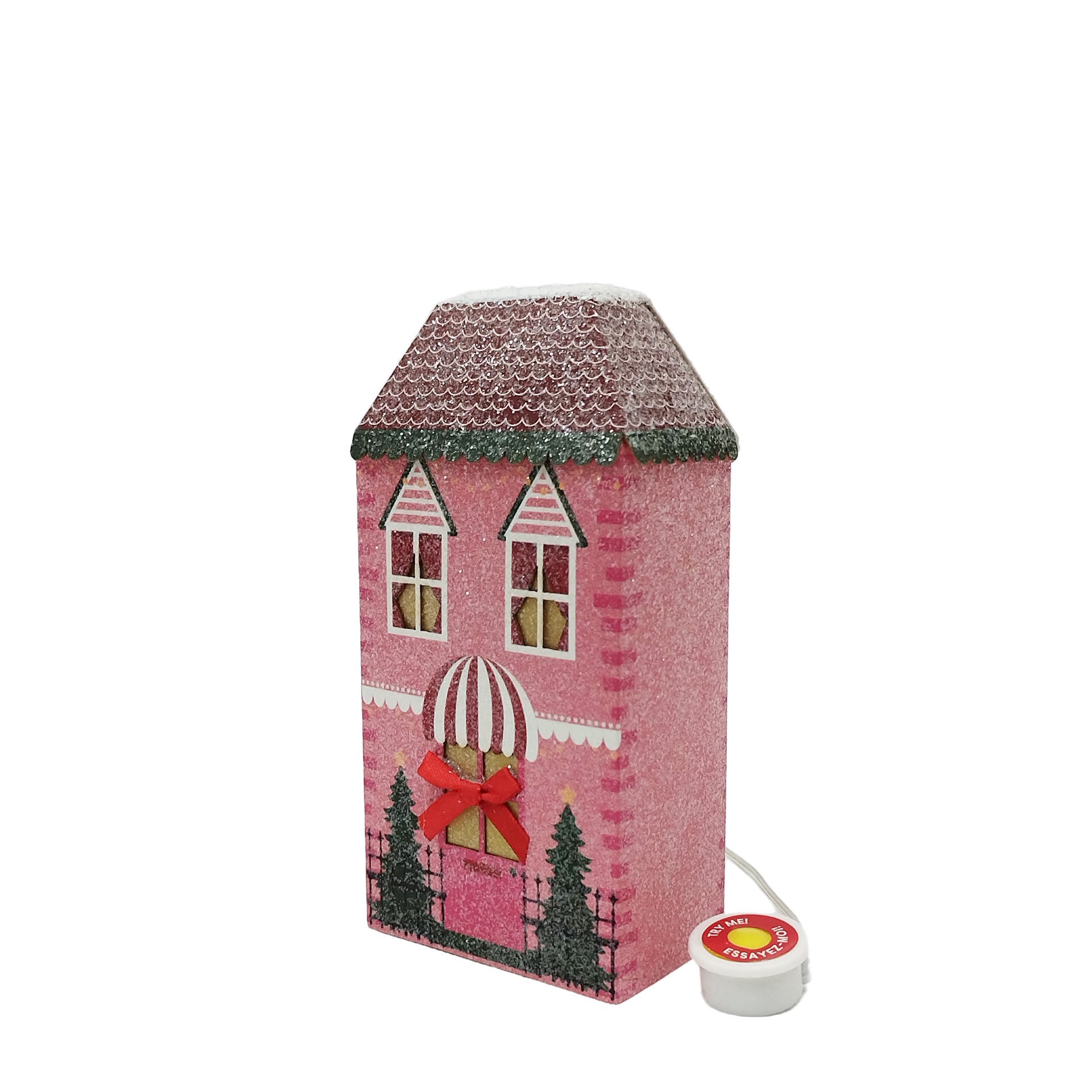 slide 2 of 4, 6.25" Paper House Led Tabletop Decor By Ashland, 6.25 in