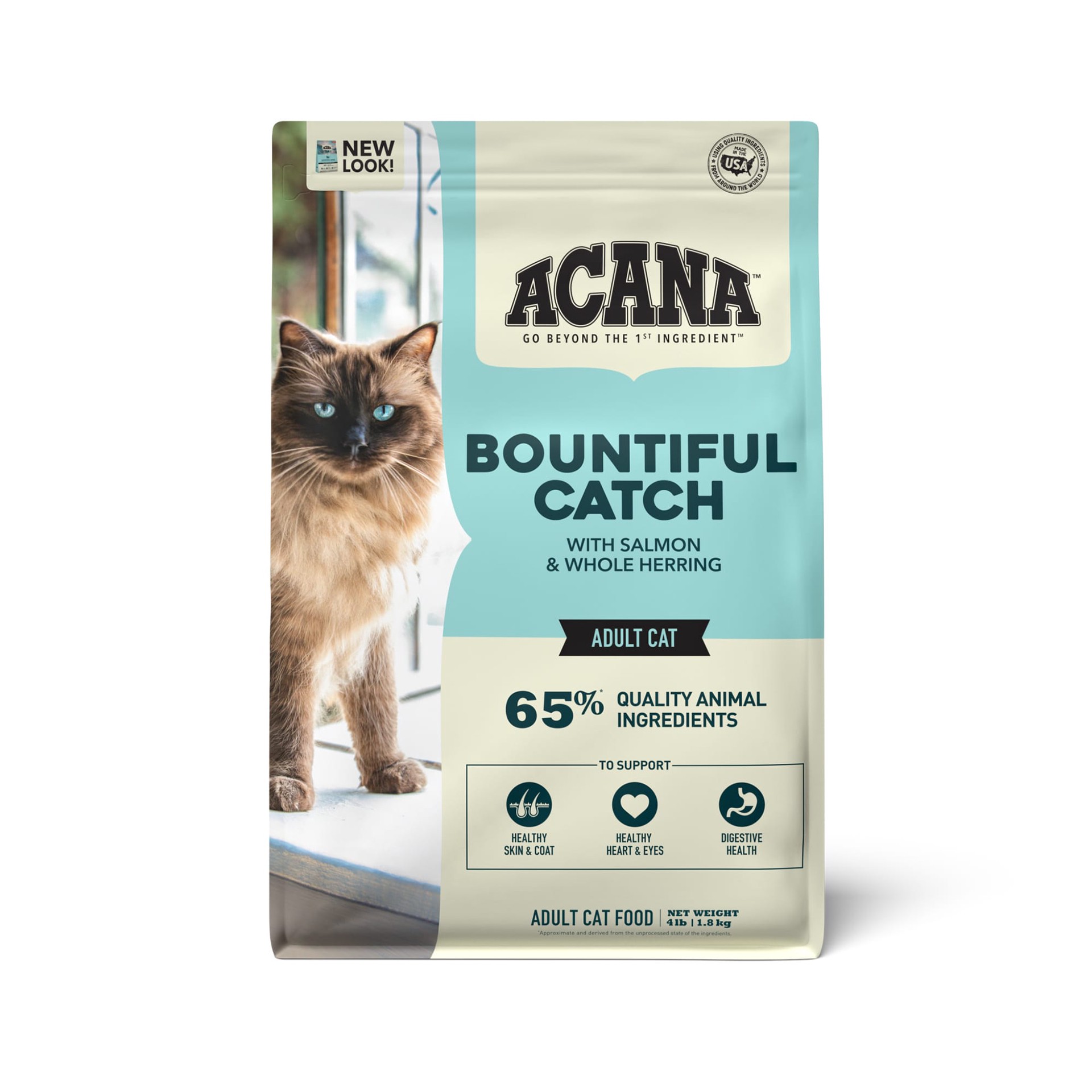 slide 1 of 5, ACANA Bountiful Catch Cat 4LB, 4 lb