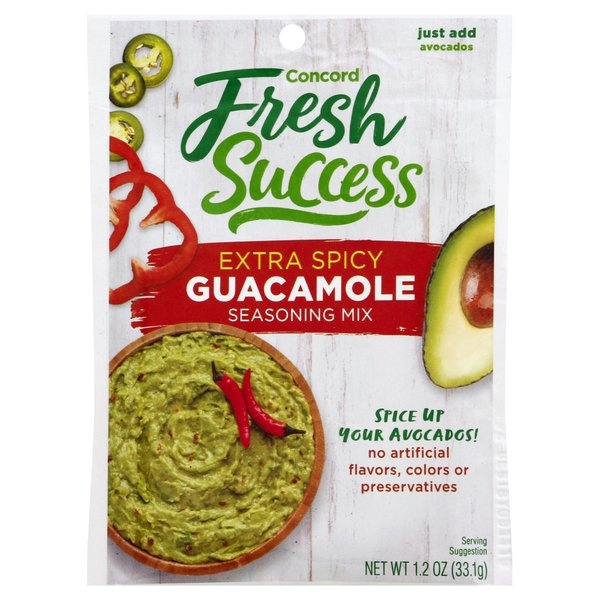 slide 1 of 1, Concord Foods Spicy Guacamole Seasoning Mix, 1.5 oz