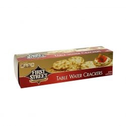 slide 1 of 1, First Street Table Water Crackers, 4.4 oz