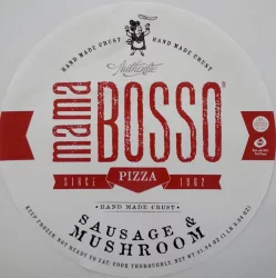 Mama Bosso Sausage & Mushroom Pizza