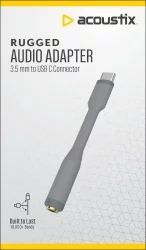 Acoustix Rugged Audio Adapter, 3.5 mm