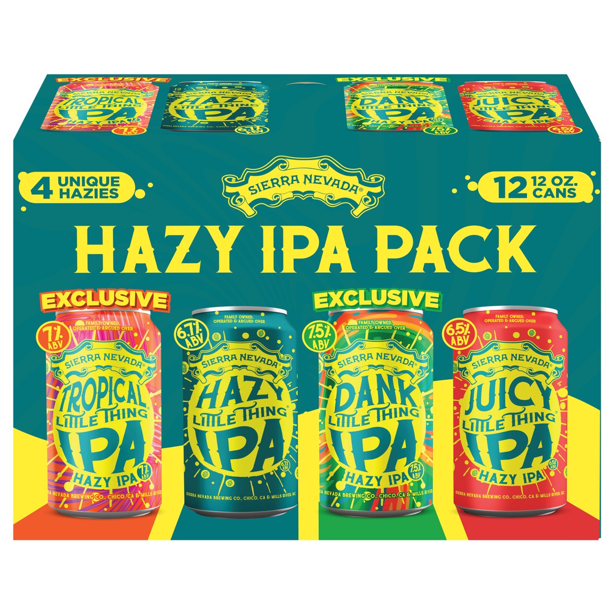 slide 1 of 7, Sierra Nevada Little Things Hazy IPA Pack 12 Pack (12oz Cans), 12 ct