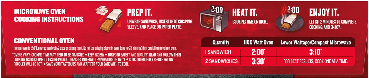 slide 3 of 8, Hot Pockets Pepperoni & Sausage Pizza Frozen Snacks in an Italian Style Seasoned Crust, Pizza Snacks Made with Reduced Fat Mozzarella Cheese, 2 Count Frozen Sandwiches, 8.5 oz