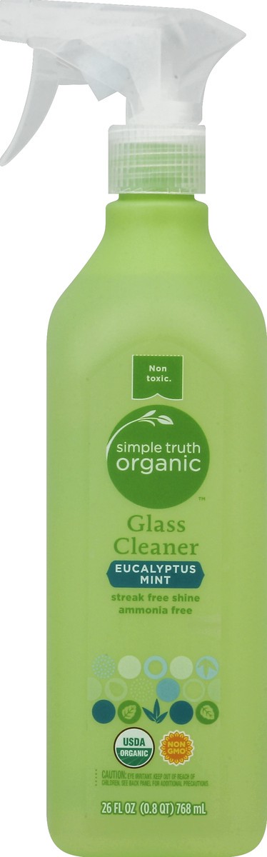 slide 5 of 7, Simple Truth Organic Glass Cleaner 26 oz, 26 fl oz