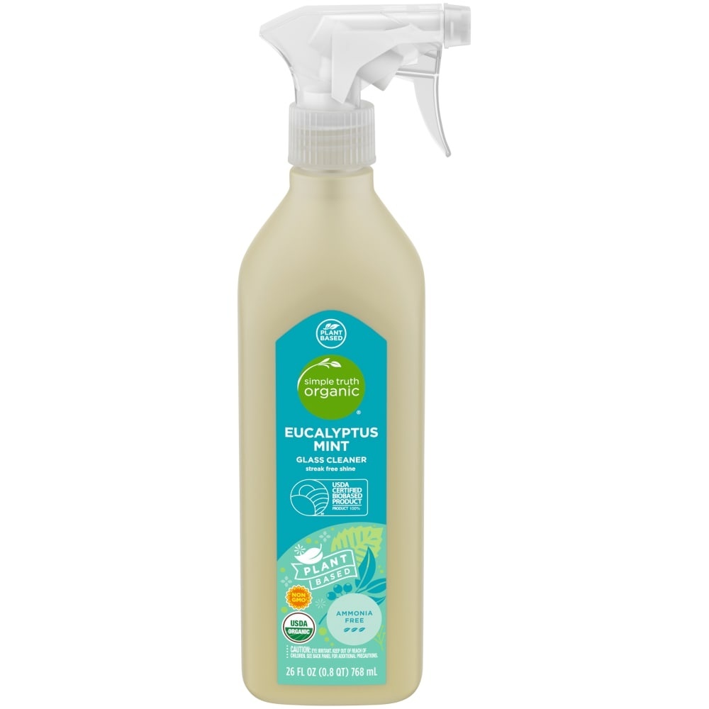 slide 1 of 7, Simple Truth Organic Glass Cleaner 26 oz, 26 fl oz