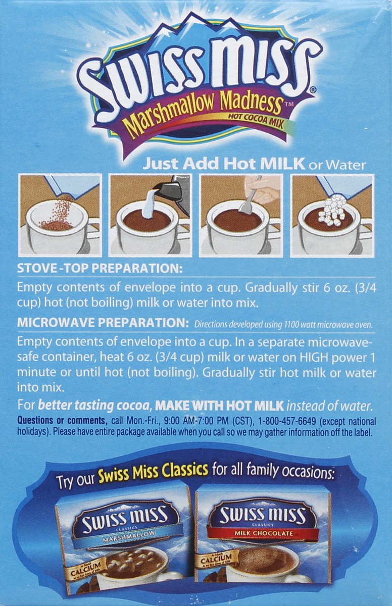 slide 4 of 6, Swiss Miss Marshmallow Madness Hot Cocoa Mix- 9.6 oz, 9.6 oz