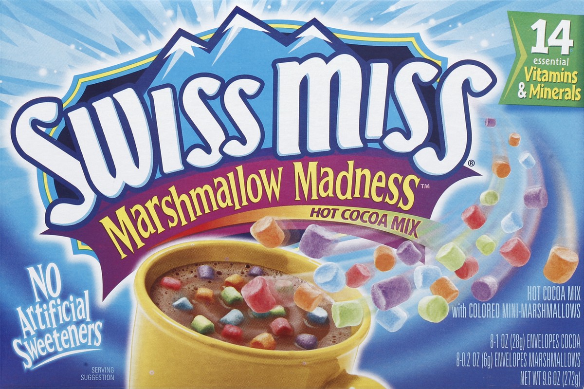 slide 6 of 6, Swiss Miss Marshmallow Madness Hot Cocoa Mix- 9.6 oz, 9.6 oz