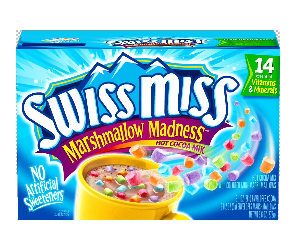 slide 1 of 6, Swiss Miss Marshmallow Madness Hot Cocoa Mix- 9.6 oz, 9.6 oz