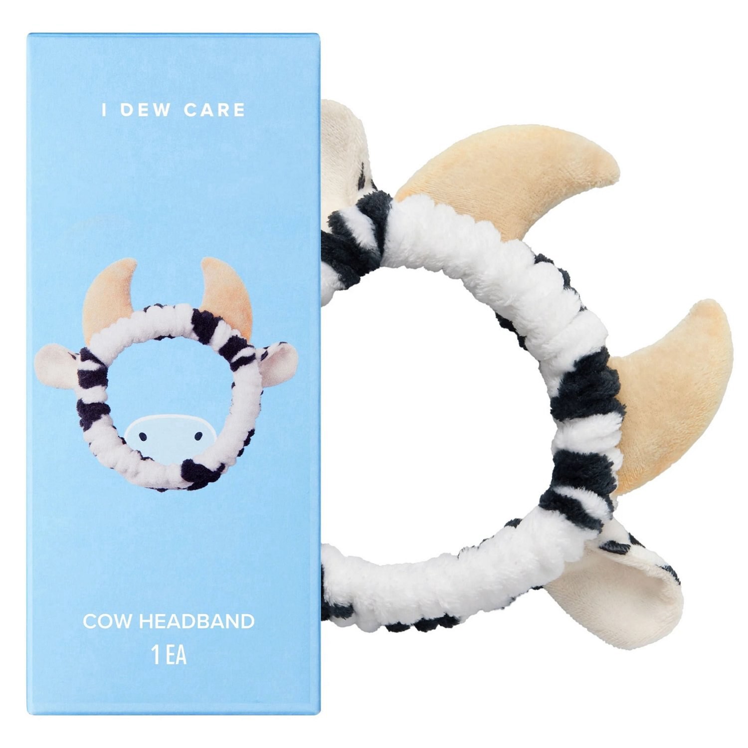 slide 3 of 3, I Dew Care Cow Headband 1 ea, 1 ct