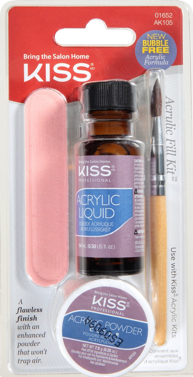 slide 1 of 5, Kiss Acrylic Fill Kit 1 ea, 1 ct