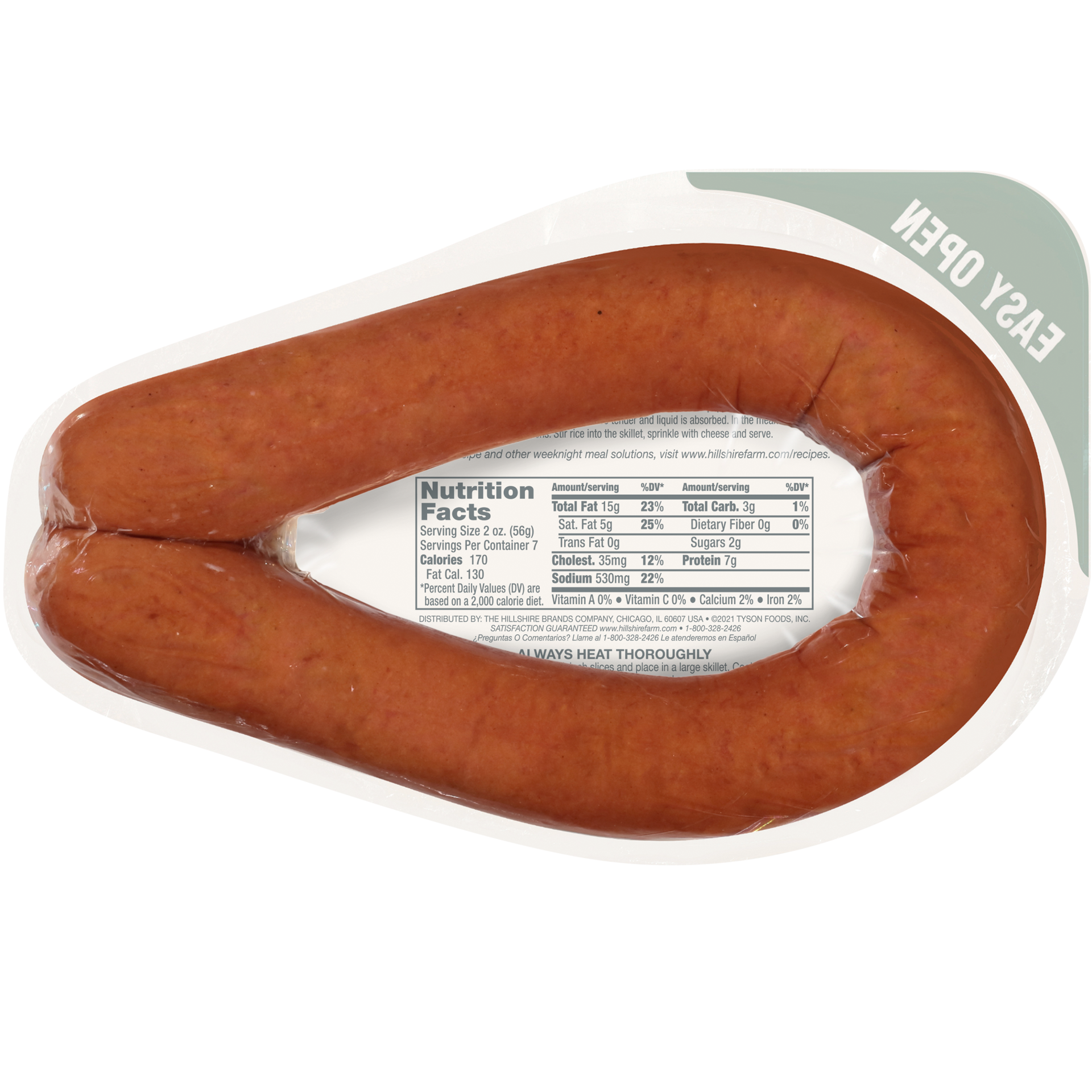 slide 3 of 3, Hillshire Farm Smoked Sausage, 14 oz., 396.89 g