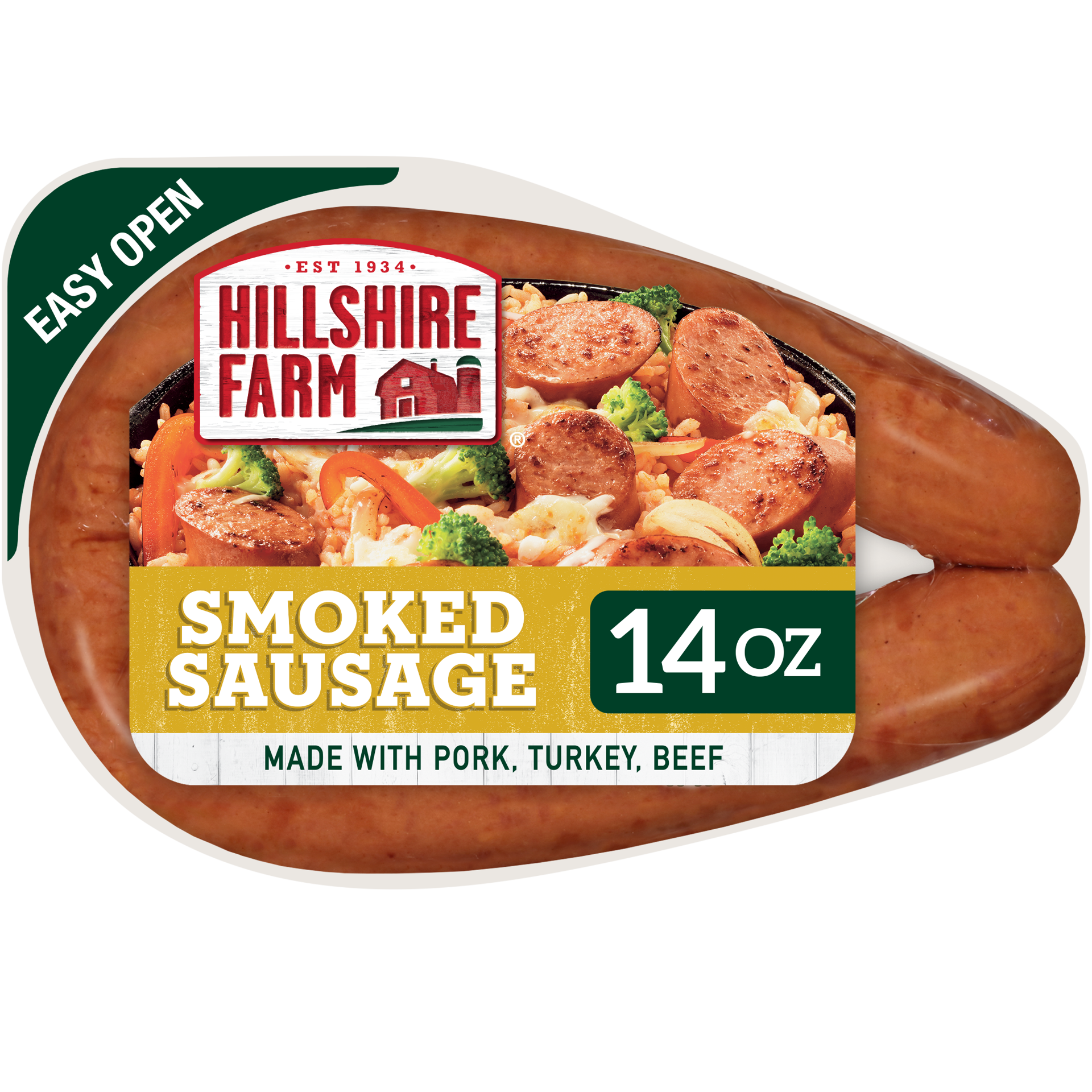 slide 1 of 3, Hillshire Farm Smoked Sausage, 14 oz., 14 oz