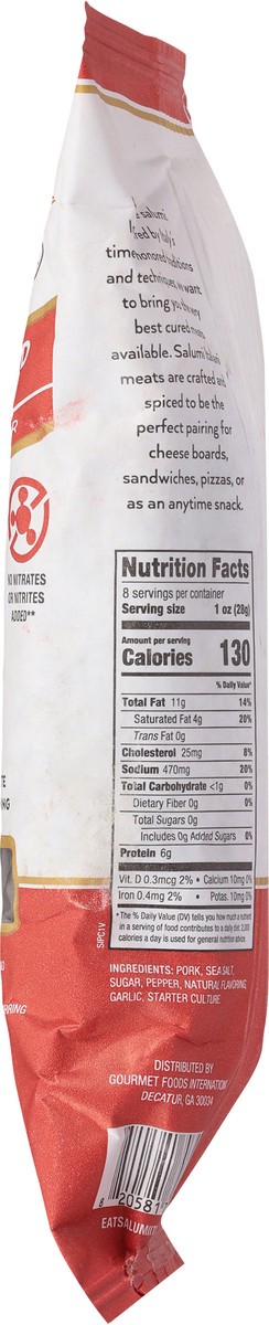 slide 13 of 14, Peppered Salame Chub, 8 oz