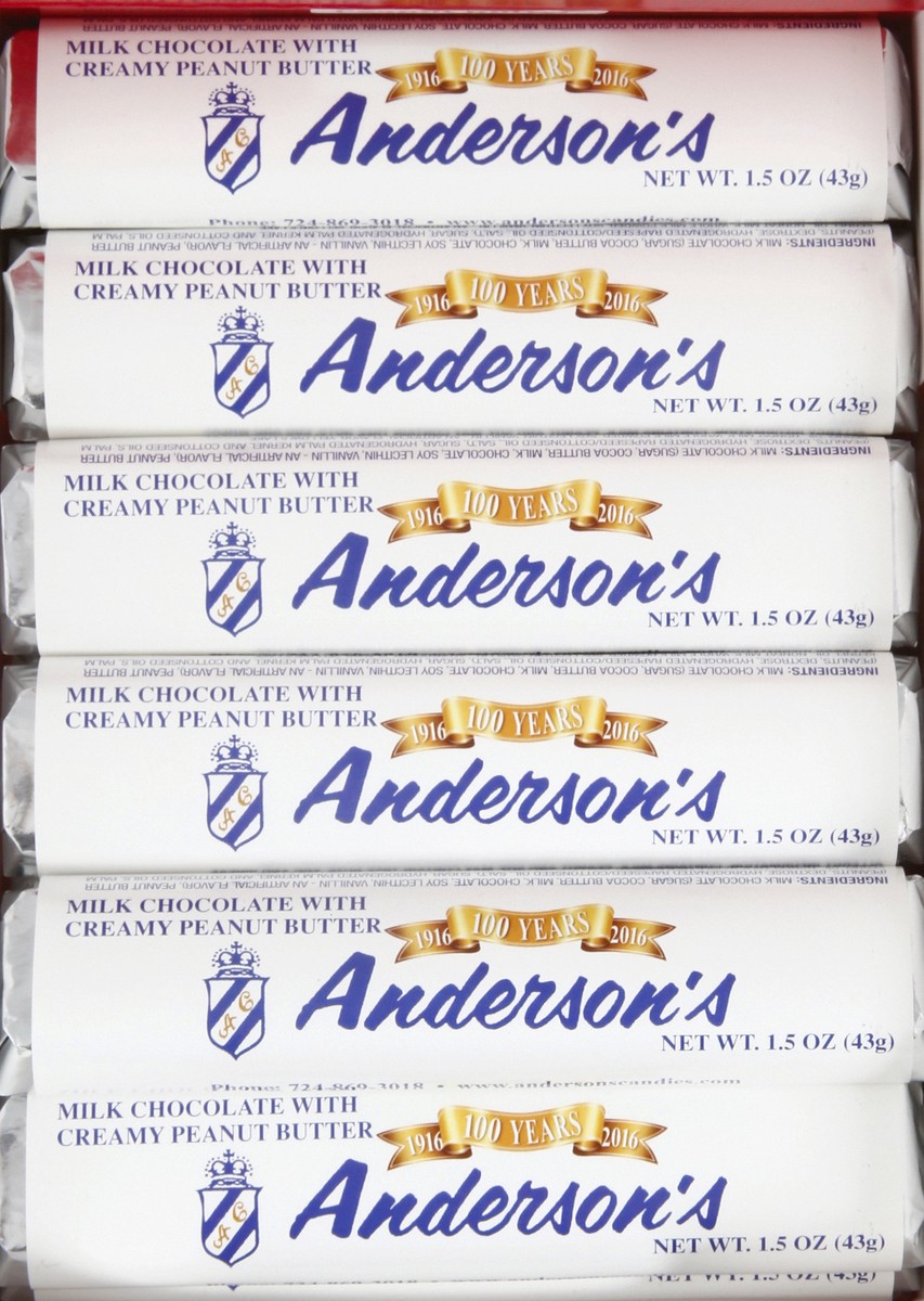 slide 2 of 12, Anderson's Candies Milk Chocolate 1 ea, 1 ea