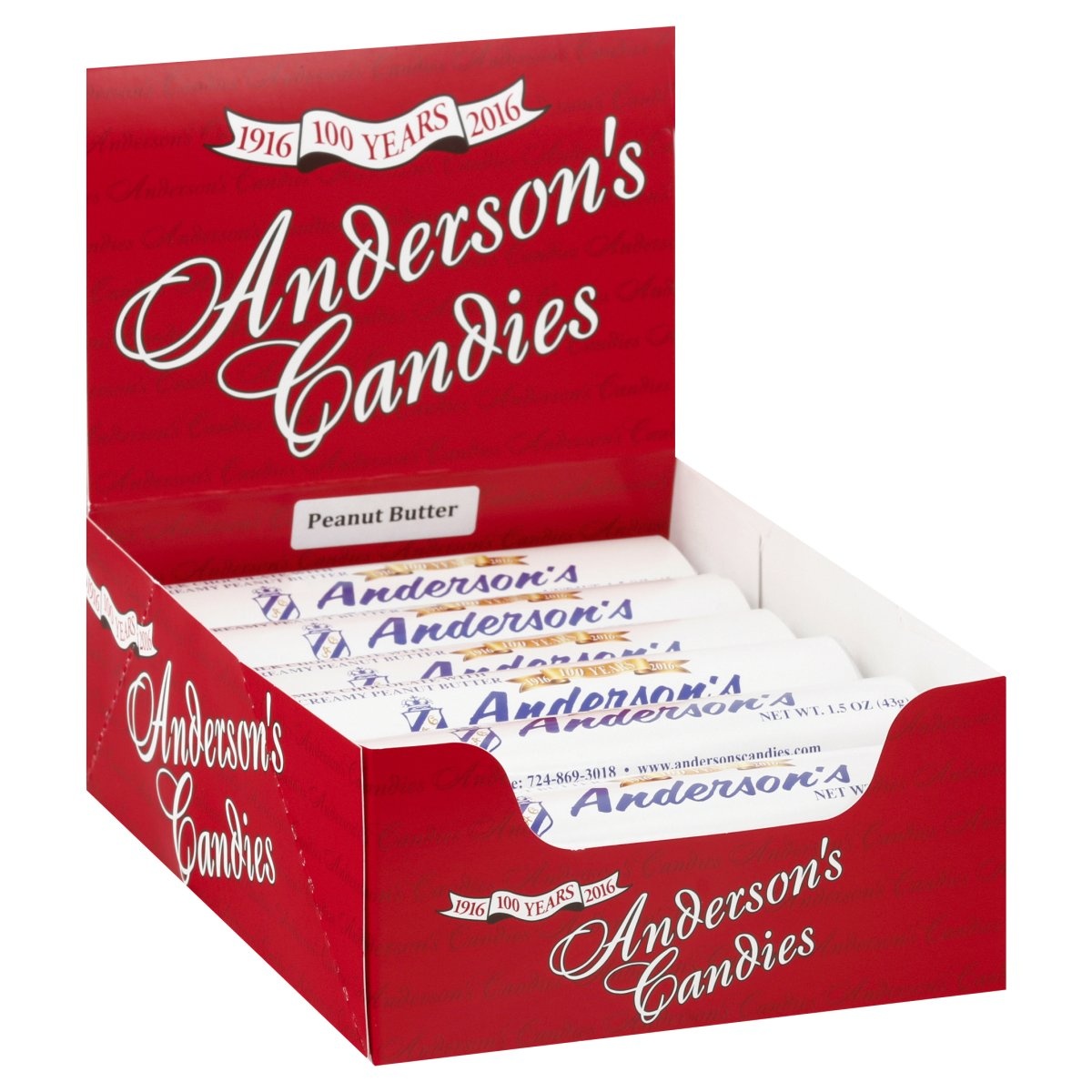 Anderson's Peanut Butter Chocolate Bar 1 ct Shipt