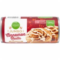 slide 1 of 8, Simple Truth Organic Ready To Bake Jumbo Cinnamon Roll, 17.5 oz