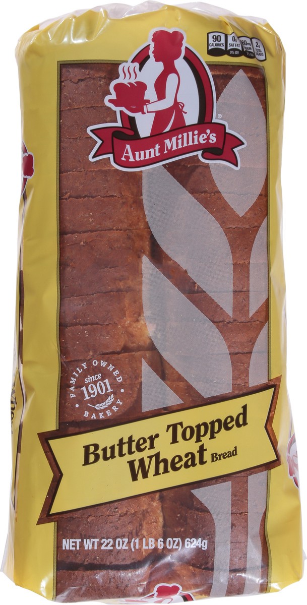 slide 4 of 9, Aunt Millie's Butter Top Wheat Bread, 22 oz