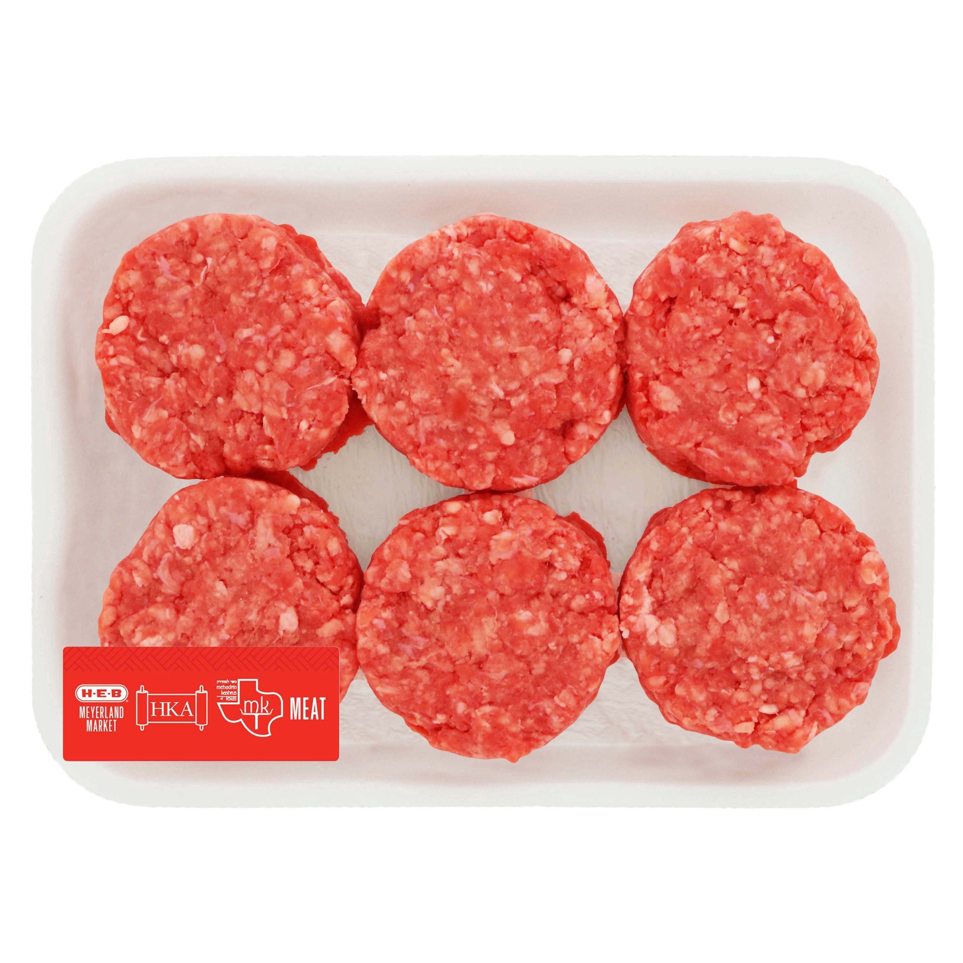 slide 1 of 1, H-E-B Kosher Ground Beef Chuck Sliders, per lb