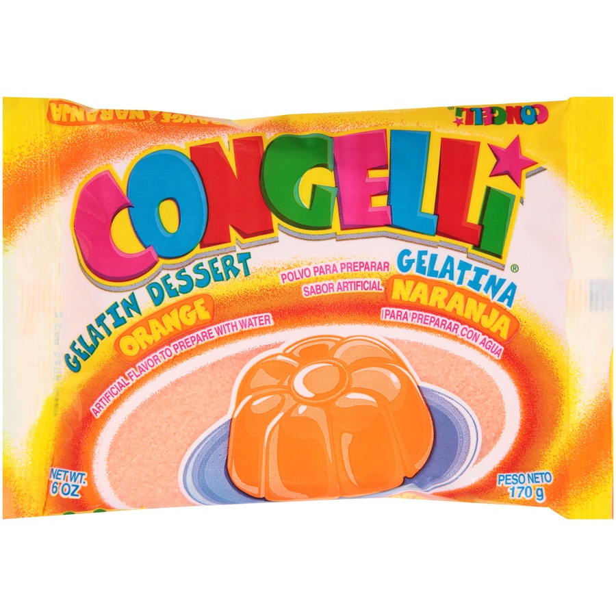 slide 1 of 4, Congelli Orange Gelatn, 6 oz