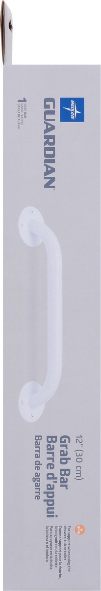 slide 4 of 13, Guardian 12 Inch White Grab Bar 1 ea, 1 ct