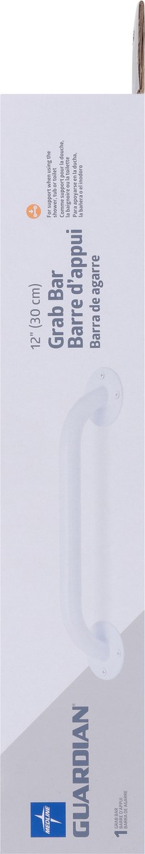slide 11 of 13, Guardian 12 Inch White Grab Bar 1 ea, 1 ct
