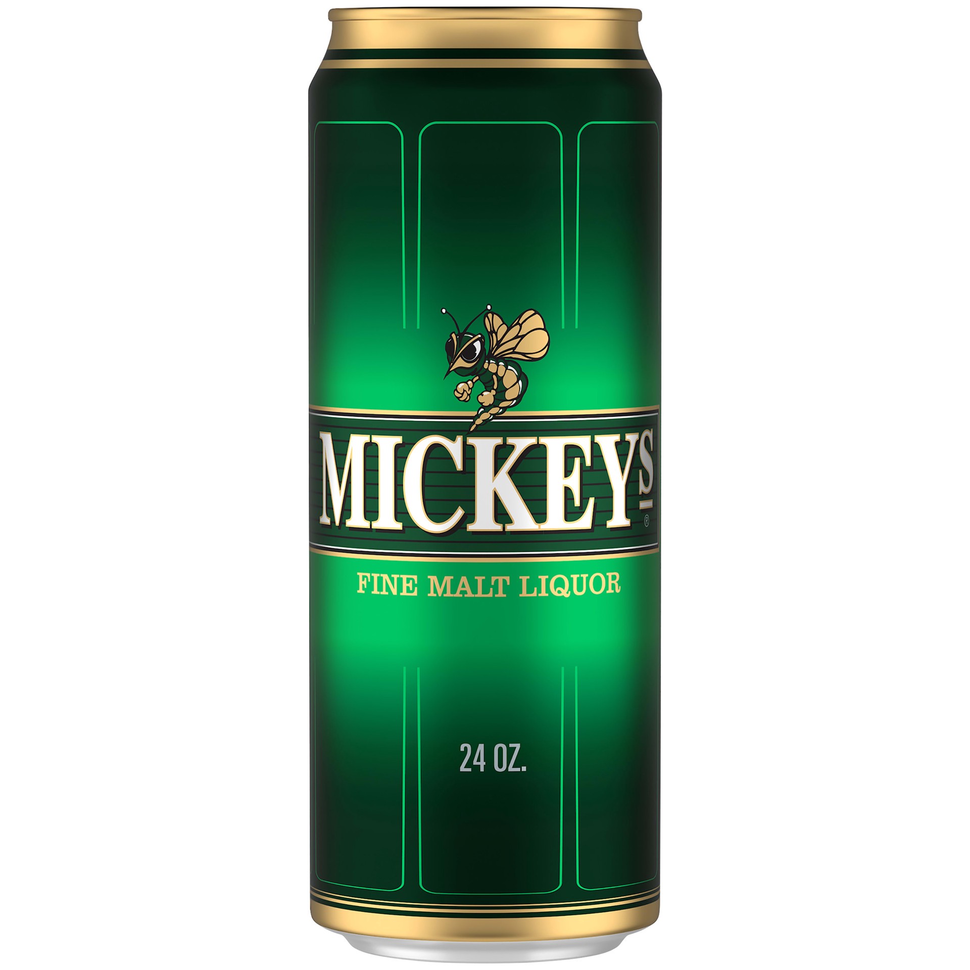 slide 5 of 5, Mickey's has established it's place throughout the years as a fine malt liquor with a full body, moderate bitterness and a fruity aroma Mickey's is the fine malt liquor with a full body. Mickey's Fine Malt Liquor, with it's unique big-mouth 12oz. Bottles,, 288 oz