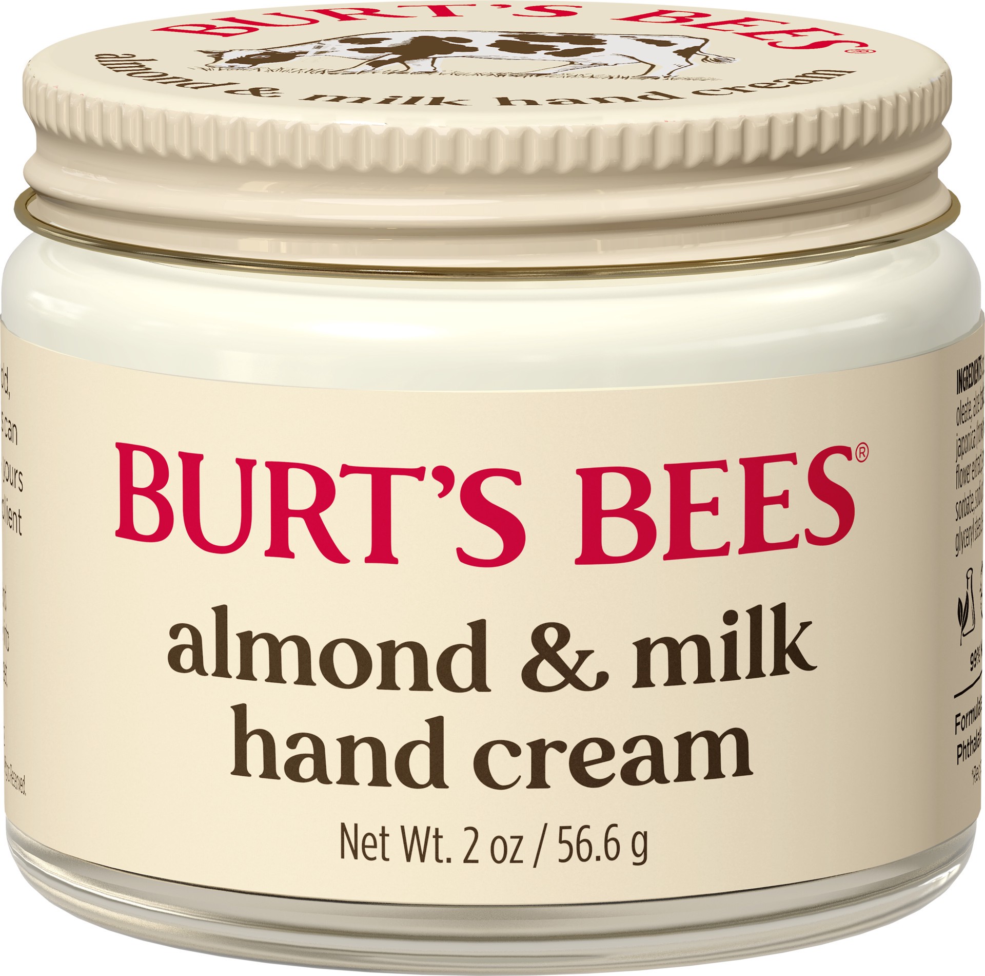 slide 1 of 87, Burt's Bees Almond and Milk Hand Cream, 2 oz