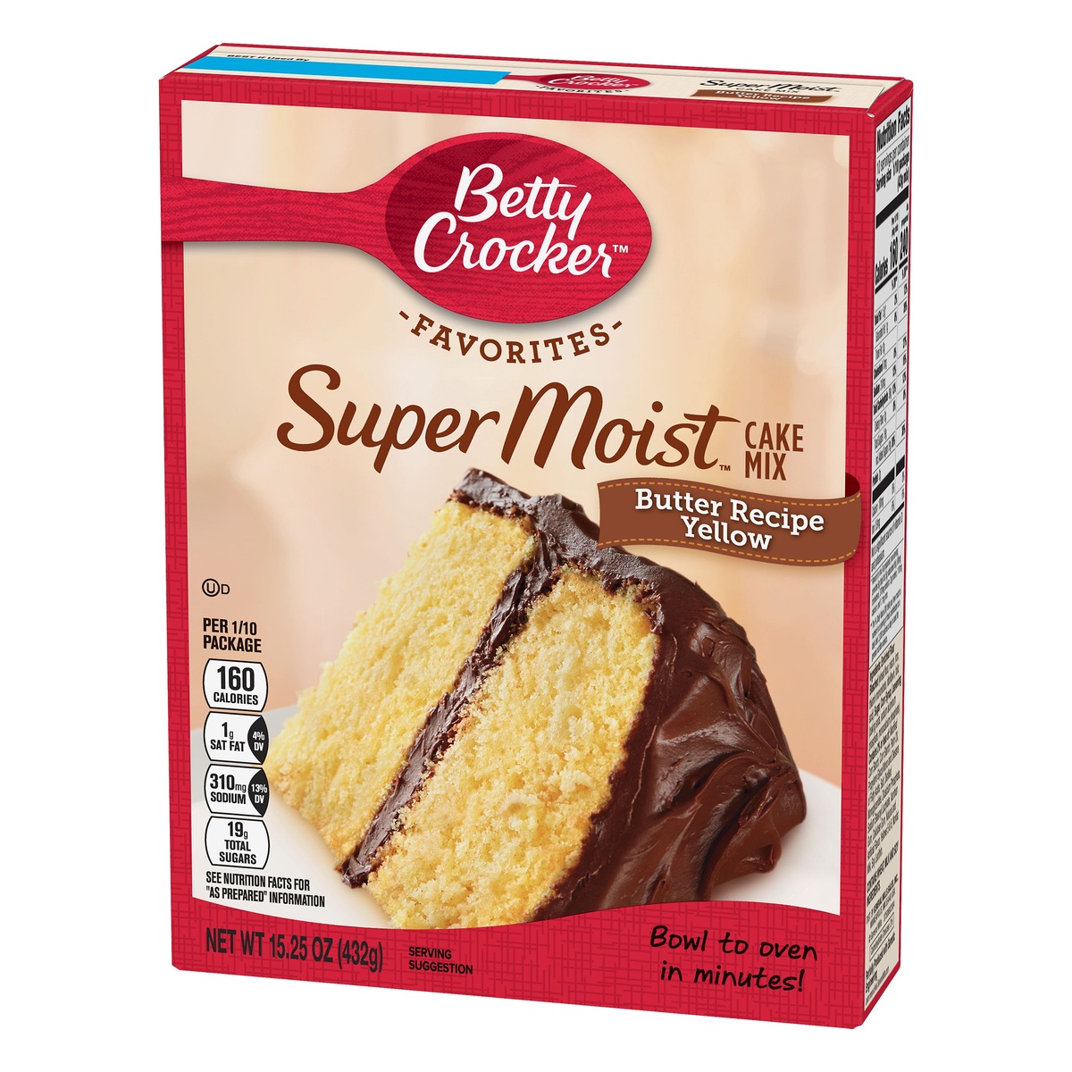 slide 3 of 10, Betty Crocker SuperMoist Cake Mix-Butter Recipe Yellow, 15.25 oz