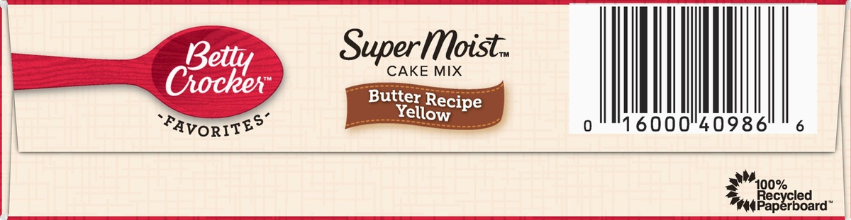 slide 8 of 10, Betty Crocker SuperMoist Cake Mix-Butter Recipe Yellow, 15.25 oz