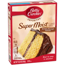 Betty Crocker SuperMoist Cake Mix-Butter Recipe Yellow