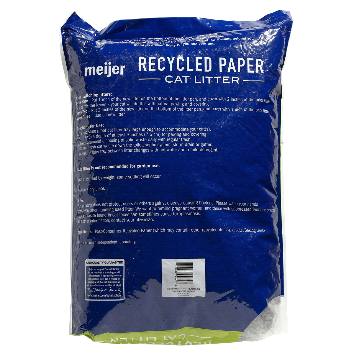 Meijer Recycled Paper Cat Litter 25 lb Shipt