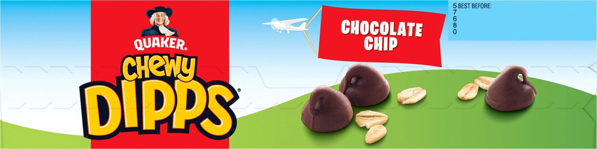 slide 3 of 6, Chewy Dipps Granola Bars, Chocolate Chip, Value Pack, 24 ct