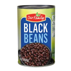 Our Family Black Beans - 15 oz