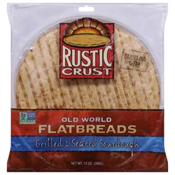 Rustic Crust Old World Grilled & Seared Sourdough Flatbreads 13 oz