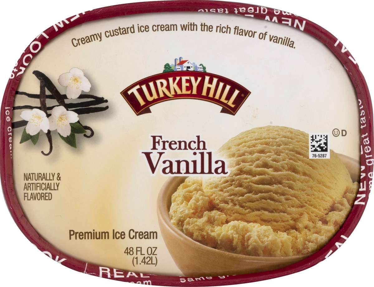 slide 3 of 10, Turkey Hill French Vanilla Ice Cream, 48 fl oz