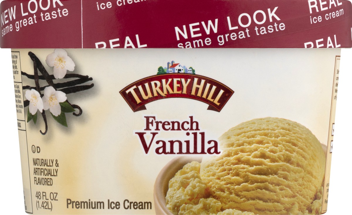 slide 7 of 10, Turkey Hill French Vanilla Ice Cream, 48 fl oz