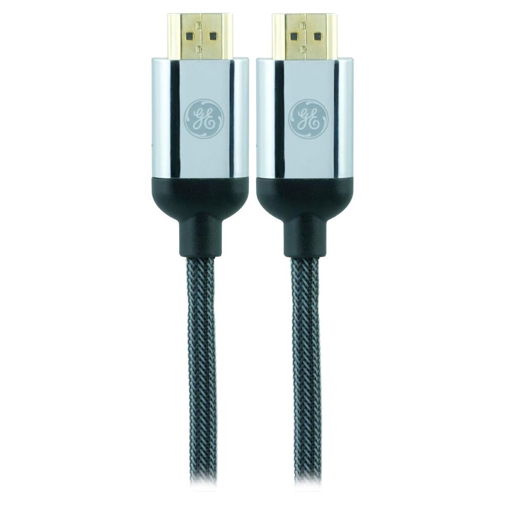 slide 4 of 4, Ge Ultra Pro Premium Hdmi Cable - Black/Silver, 4 ft