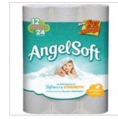 slide 1 of 1, Angel Soft White Big Roll, 12 ct