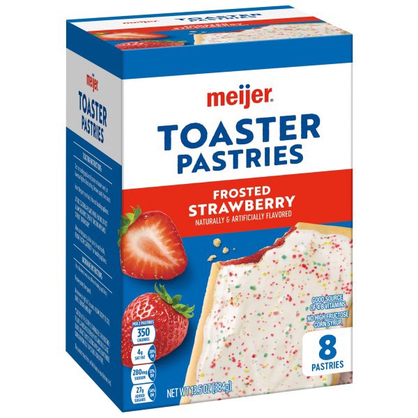 slide 4 of 29, Meijer Frosted Strawberry Pastry Treat, 14.27 oz