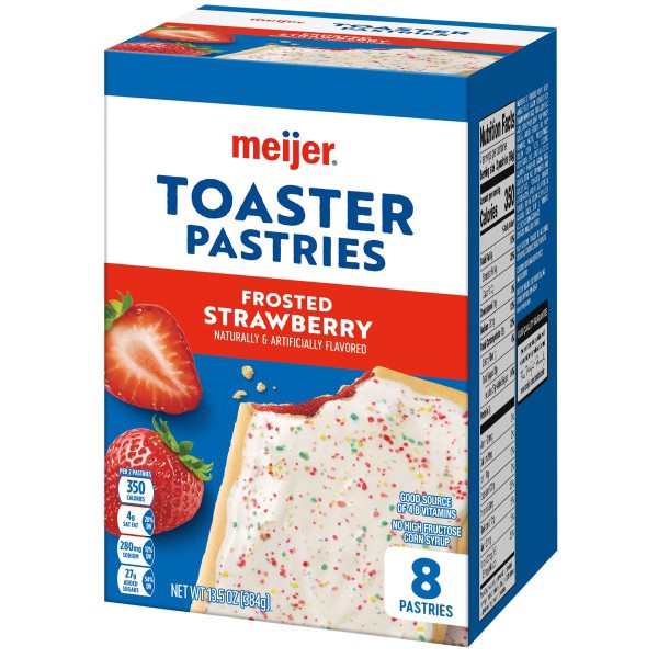 slide 8 of 29, Meijer Frosted Strawberry Pastry Treat, 14.27 oz