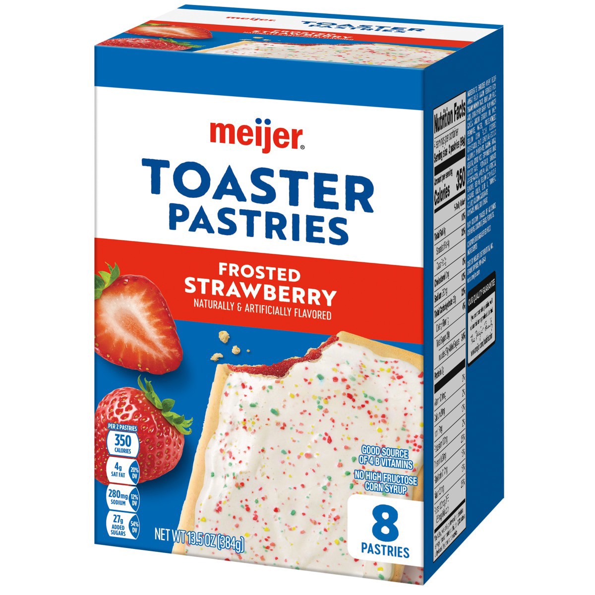 slide 9 of 29, Meijer Frosted Strawberry Pastry Treat, 14.27 oz