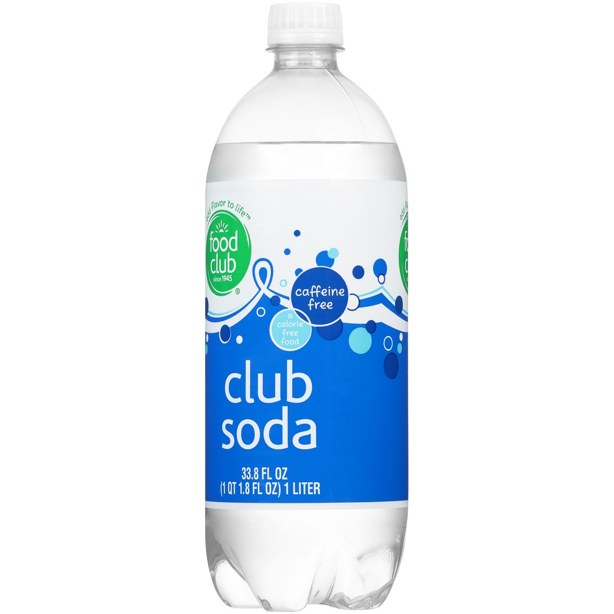 slide 10 of 10, Food Club Caffeine Free Club Soda - 33.8 fl oz, 33.8 fl oz