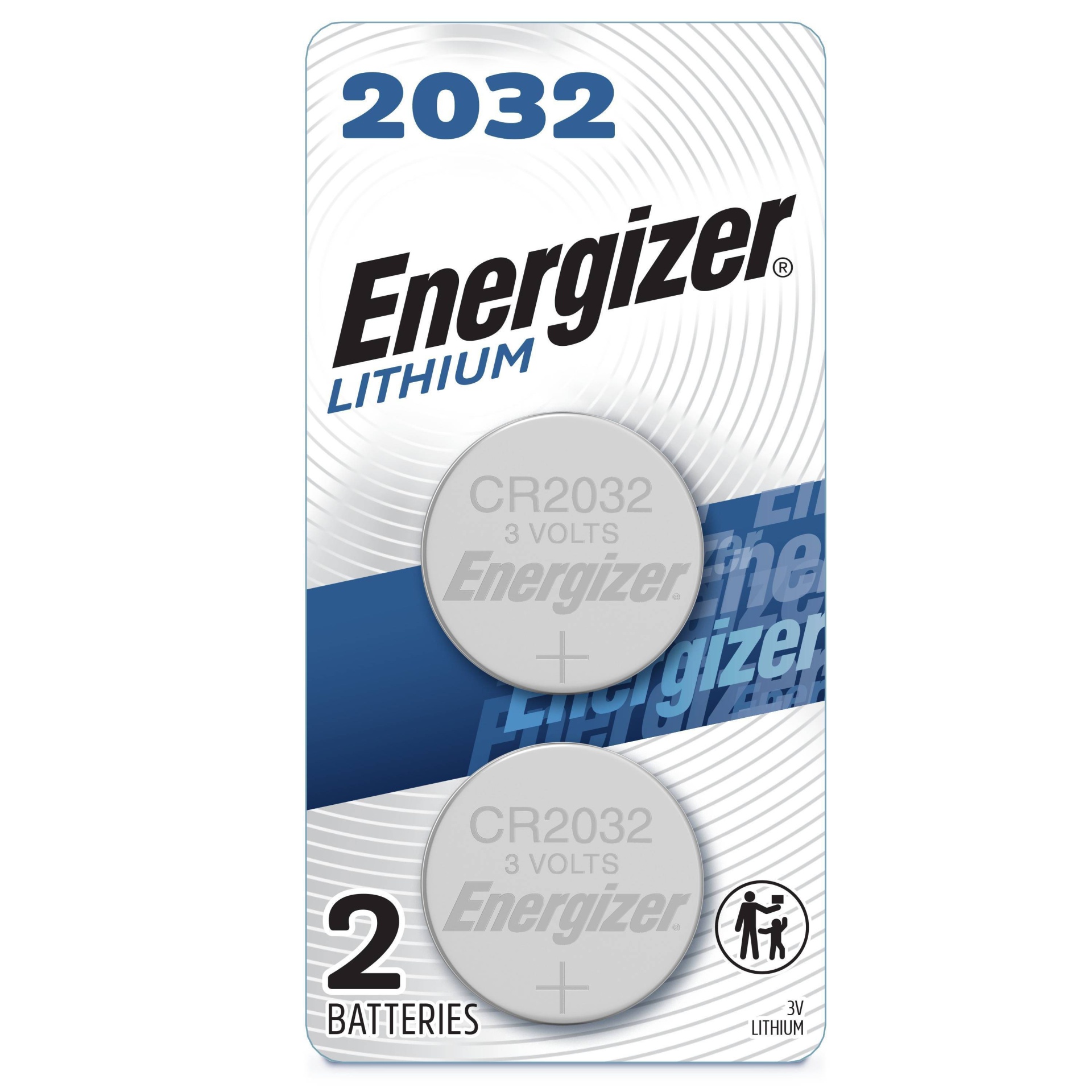 slide 1 of 2, Energizer Coin Lithium 2032 Batteries, 2 ct